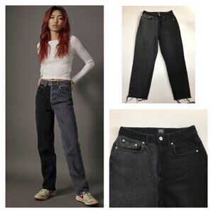 BDG Urban Outfitters 5 Pocket Black Gray 2 Tone PAX Straight Leg Jeans